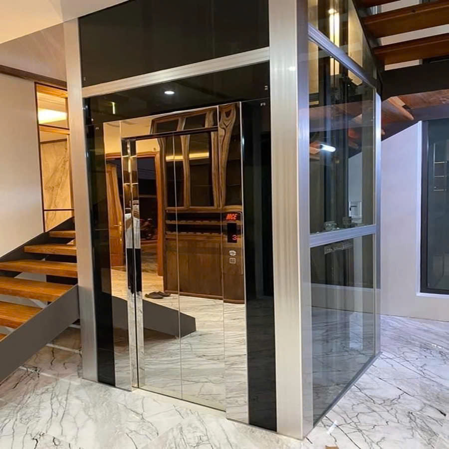 Thang máy gia đình động cơ nhập khẩu từ Nhật Bản Thang máy gia đình động cơ nhập khẩu từ Nhật Bản